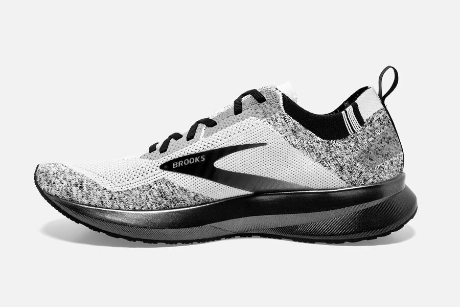 Brooks Running Shoes Mens White/Black - Levitate 4 Road - 7918-QDXHB